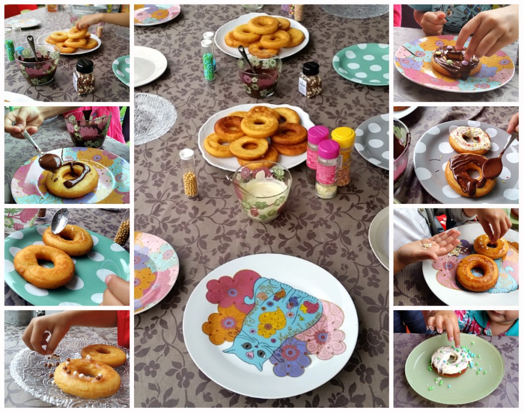 decoración de donuts