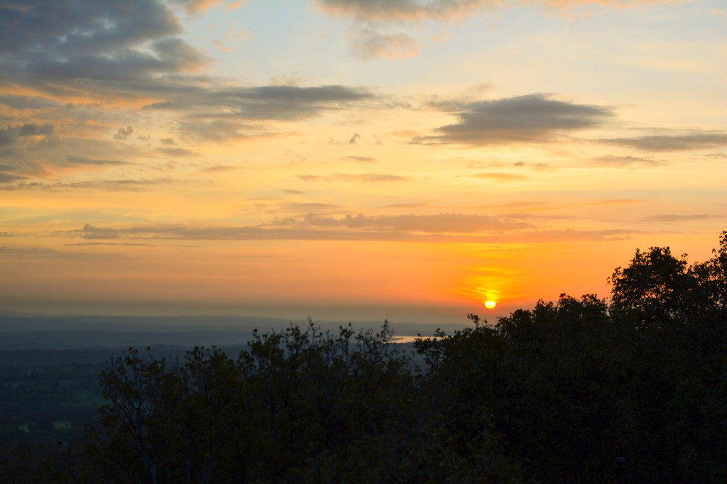 amanecer en el escorial